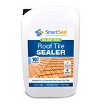 Smartseal Roof Tile Sealer - Long-lasting Protection for Concrete, Slate & Clay Roof Tiles - Solvent-Free Roof Sealant. 10-year Water Repellent Barrier. Helps Prevent Moss and Algae Growth (25 Litre)