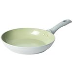 Salter BW09277 Earth 24cm Frying Pan – Healthy Ceramic Non-Stick Coating, PFAS-Free Induction Cookware, Aluminium Egg Pancake Cooking Skillet, Easy Clean, PFOA/PTFE-Free, Stay Cool Handle, Green