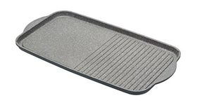 MasterClass Cast Aluminium Non-Stick Induction-Safe Griddle Plate, 51 x 27 cm (20" x 10.5")