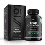 Multi Collagen Capsules - 120 Capsules - Types I, II, III, V & X - Wild Caught Fish, Grass Fed Bovine, Eggshell & Free-Range Chicken, Hyaluronic Acid & Vitamin C (2 Months Supply) by Alpha01