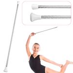 Twirling Baton Unisex Kids' Gymnastics Dance Baton Metal Baton Marching Band Baton Parade Baton Stick for Talent Shows, Artistic Dancing, Baton Twirling (26 Inch)