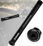 BIKQQUR 1.5mm Thread Pitch Bicycle Hub Thru Axle Adapter, Aluminum Alloy Bike Thru Axle Boost Forks Quick Release (15mm x 125/136/143/175mm)