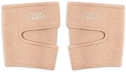 Sweet Sweat Toned Thigh Trimmers for Men & Women | Increases Heat & Sweat to The Thighs | Includes Mesh Carry-Bag (Stone, Small)