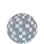 Disco Ball Drop Iridescent Round Paper Plates - 7" | Multicolor | Pack of 8