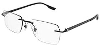 Eyeglasses Montblanc MB 0185 O- 001 / Black, Black, 55-19-145