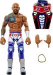 Mattel WWE Elite Action Figure & Accessories, 6-inch Collectible Ricochet with 25 Articulation Points, Life-Like Look & Swappable Hands