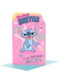 Disney Birthday Card for Sister - Stitch Design