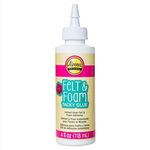 Aleene's Felt and Foam Tacky Glue, 4 FL OZ, Original Version