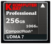 Komputerbay 256GB Professional Compact Flash Card 1066X CF Write 155MB/s Read 160MB/s Extreme Speed UDMA 7 RAW