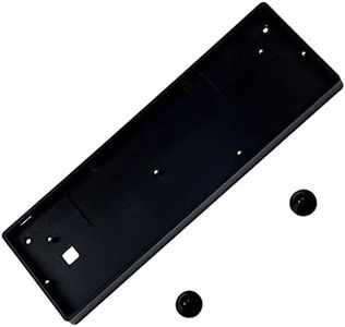 NPKC GH60 Anodizing Aluminum CNC Case for 60% Mechanical Gaming Keyboard Compatible Poker2 Pok3r Faceu 60 with ALU Feet (Black)