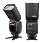 NEEWER NW600 Flash Speedlite Compatible with Canon Nikon Panasonic Olympus Pentax Fujifilm Sony DSLR and Mirrorless Cameras with Standard Hot Shoe, GN40 On Camera Flash with Manual, S1/S2 Slave Mode