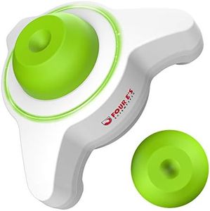 Mini Vortex Mixer with Extra Interchangeable Silicone Cap, Lab Vortex Shaker with Touch Function, 5600rpm, 6mm Orbital Diameter, for Acylic Paints, Nail Polish, Test Tubes, Green