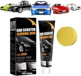 VIHM Car Scratch Removal Wax, Scratch Repair Wax for Car, 2024 Car Scratch Repair Paste Polishing Wax, Premium Car Scratch Remover Kit with Wipe And Sponge for Vehicles for Scratches (PACK OF 1)