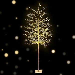 Jingle Jollys Solar Christmas Tree, 7ft 2.1M LED Xmas Trees Fairy Light, Decorations Holiday Party Gift Home Garden Store Decor, Multi Color 480 Lights Bulbs Easy Assembly