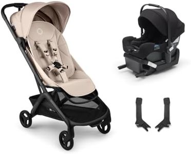 Bugaboo Butterfly 2 Travel Stroller Travel System - Turtle Air Shield by Nuna Car Seat - Taupe