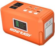 HOWEASY Portable Power Bank, 24000mAh Portable Laptop Charger Power Bank with 2 110V/120W AC Outlet/ 2 DC Ports/3 USB QC3.0/LED Light forOutdoor Camping Trip Hunting Emergency