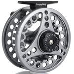 Sougayilang Fly Fishing Reel，Large Arbor With Diecast Aluminum Body Fly Reel-5/6,7/8 Weights，Essential Fly Reels For Beginners-QS5/6