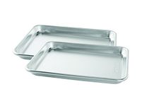 Nordic Ware 45306AMZM Quarter Sheet, 2-Pack Bakers, Aluminium, Silver