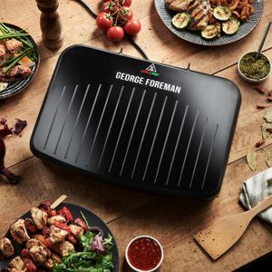 George Foreman Large Electric Grill – Black