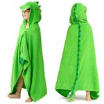 Joiedomi Dinosaur 127 x 77 cm Hooded Towels for Kids - Soft Cotton Kids Beach Towel for 3-10 Years Boys Girls - Beach Poncho Towels for Kids - Swimming Towels for Kids- Toddler Bath Towels