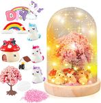 GEMKARRY Unicorn Gifts for Girls Toys Age 4 5 6 7,Unicorns Night Light Arts and Crafts for Kids Bedroom Decor Party Favor,3 to 10 Year Old Girl Gifts,Christmas Xmas Stocking Fillers for Girls Kids