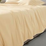 Spread Spain Sleepology - Temperature Control AC Quilt 120 GSM, Bamboo Filling,Cooling Tencel Outer Fabric (Ivory, Single)