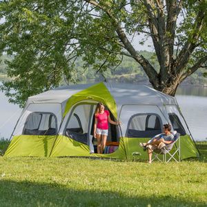 CORE 12-Person Instant Cabin Tent – Large 3-Room Family Pop Up, Fast Setup