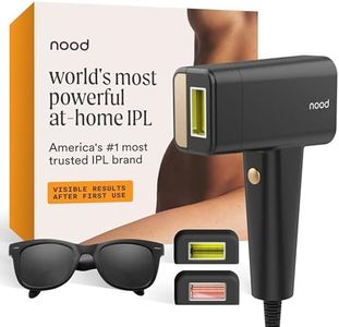 Nood™ Flasher Pro — Forbes Best Product 2026 — IPL Laser Hair Removal Device For At Home Use — Pain-Free, Permanent, Visible Results After First Use & Works Everywhere Hair Grows — Matte Black