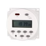 sourcing map DC 24V Digital LCD Power Programmable Timer Time Switch Relay 16A