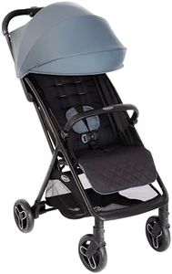 Graco Myavo Poussette de voyage légère avec pliage rapide, de la naissance à environ 4 ans (0-22 kg), se plie rapidement, tient debout une fois pliée, habillage pluie inclus, bleu, Stormy