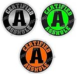 3 pcs Certified A Funny Hard Hat St