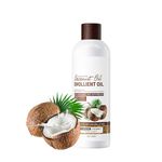 Coconut Oil for Skin Repair - Body Moisturiser for Hydrating Body Skin Care - Massage Oil for Dry Skin - Body Oil for Women and Men - Carrier Oil - Hair and Body Oil for Smooth and Delicate Skin