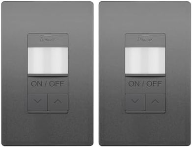 LIDER Motion Sensor Dimmer Switch, 200W, LED/CFL, 3-Way, UL Listed, 2-Pack