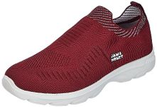 Amazon Brand - Jam & Honey Unisex-Child Galaxy Maroon Sneakers_2 Kids UK (AZ-JH-02)