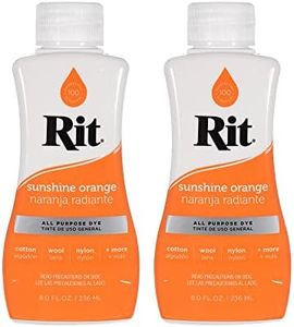 Rit Dye Multi-Purpose Liquid 8 OZ. | Great for Clothing, Accessories, Décor, and Much More | 2-Pack, Sunshine