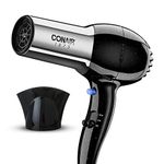 Conair 1875 Watt Pro Styler/Hair Dryer with Ionic Conditioning; Black/Chrome