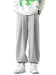 dockstreet Mens Baggy fit Jogger/Sweatpants .MTHRCH2006JUNB-vmjeBAGYFITGreyMenJOGR34