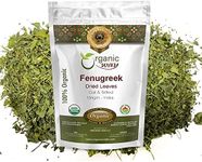 Organic Way Fenugreek Dried Leaves (Kasuri Methi) - Organic & Kosher Certified | Raw, Vegan, Non GMO & Gluten Free | USDA Certified | Origin - India (2Oz.)