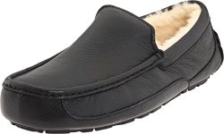 UGG Men's Ascot Slipper, Black, 5 UK