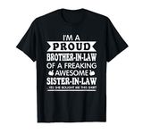 Brother-In-Law Christmas From Sister-In-Law Brother-In-Law T-Shirt