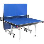 MUNDET WALA Indoor Table Tennis Table w/Both Side Laminated & Wheels w/Lock (TT Net + 2 TT Racket & 2 Stiga Balls) (25MM TOP)