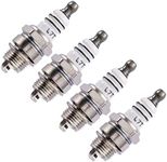 GOOFIT L7T Spark Plug for 2 Stroke 33cc 43cc 47cc 49cc ATV Mini Pocket Bike Quad Scooter Chainsaw Trimmer Brushcutter Strimmer Lawn Mower BM6A TS400 TS410 TS420 TS460 Pack of 4