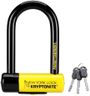 Kryptonite New-U New York Fahgettaboudit Mini Heavy Duty Bicycle U Lock Bike Lock