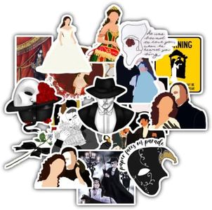 20 Pcs Stickers Packs Opera Colorful of Aesthetic The Decal Phantoms Vinyl Sticker Waterproof for Water Bottle Computer Laptop Luggage Phone Car Skateboard Bumper
