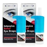 The Eye Doctor Intensive Eye Drops for Dry Eyes - Preservative Free Eyedrops for Dry Eye Relief - Gently Calms Itchy, Sore & Infected Eyes - Suitable for Contact Lenses with 0.3% Sodium Hyaluronate