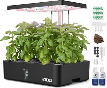 iDOO Hydroponics Growing System – 12 Pod Indoor Garden Kit