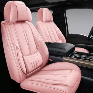 NS YOLO Full Coverage Faux Leather Car Seat Covers Universal Fit for Cars,SUVs and Pick-up Trucks with Waterproof Leatherette in Auto Interior Accessories