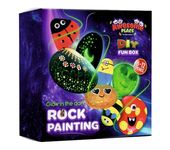 Awesome Place-The Parent BREAK DIY KIT|5 in 1 Stone Painting Kit|Rock Art Kit|Creative Indoor Art Craft Kit|Glow in the dark Rock Art KIT|Painting KIT|Birthday Gift for boys and girls Age 6-11 Yrs|Pack Of 1, Multicolour