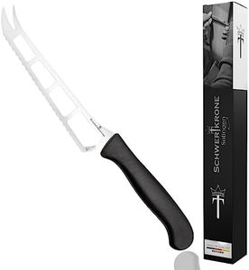 Schwertkrone Cuchillo de queso de Solingen con hoja de acero inoxidable y mango de plástico, 25,5 cm, cortador de queso ideal para cualquier tipo de queso