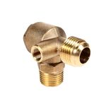 Air Compressor Check Valve SENRISE Non-Return Check Valve Brass 3-Way Female Threaded Check Valve Tube Connector Tool (1/2" * 1/2"* 1/8")